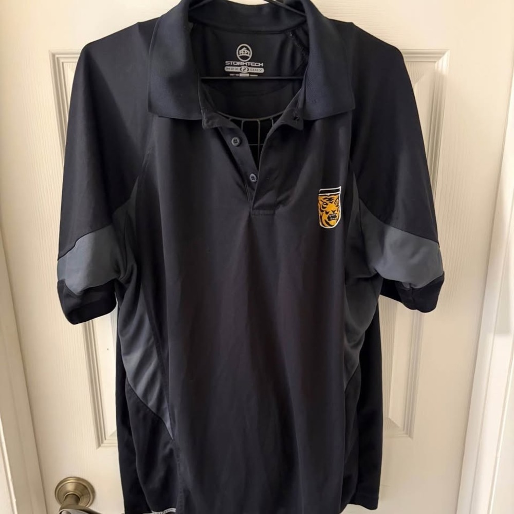 Stormtech H2X-Dry Polo Shirt Men's XL Black Colorado Tigers Performance Golf
